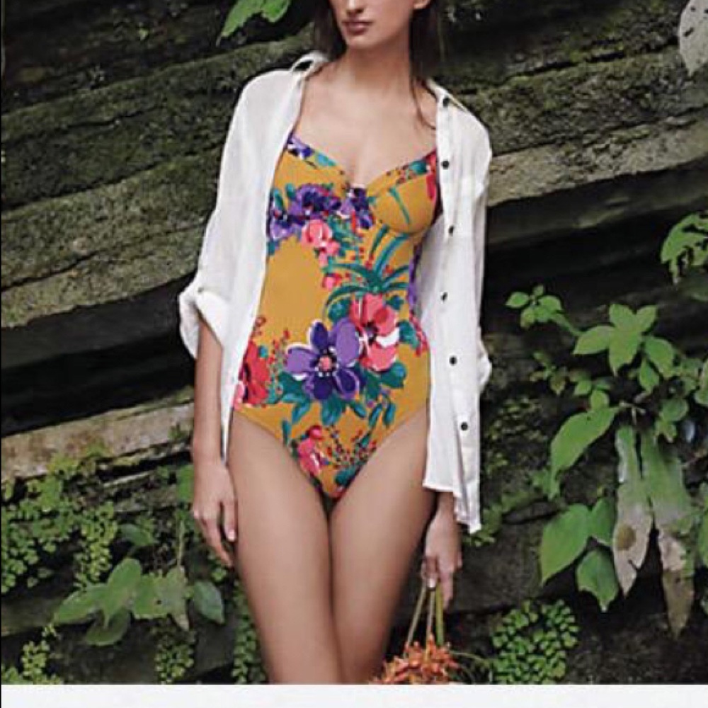 Anthropologie Zimmermann Jungle Dive Maillot Swim